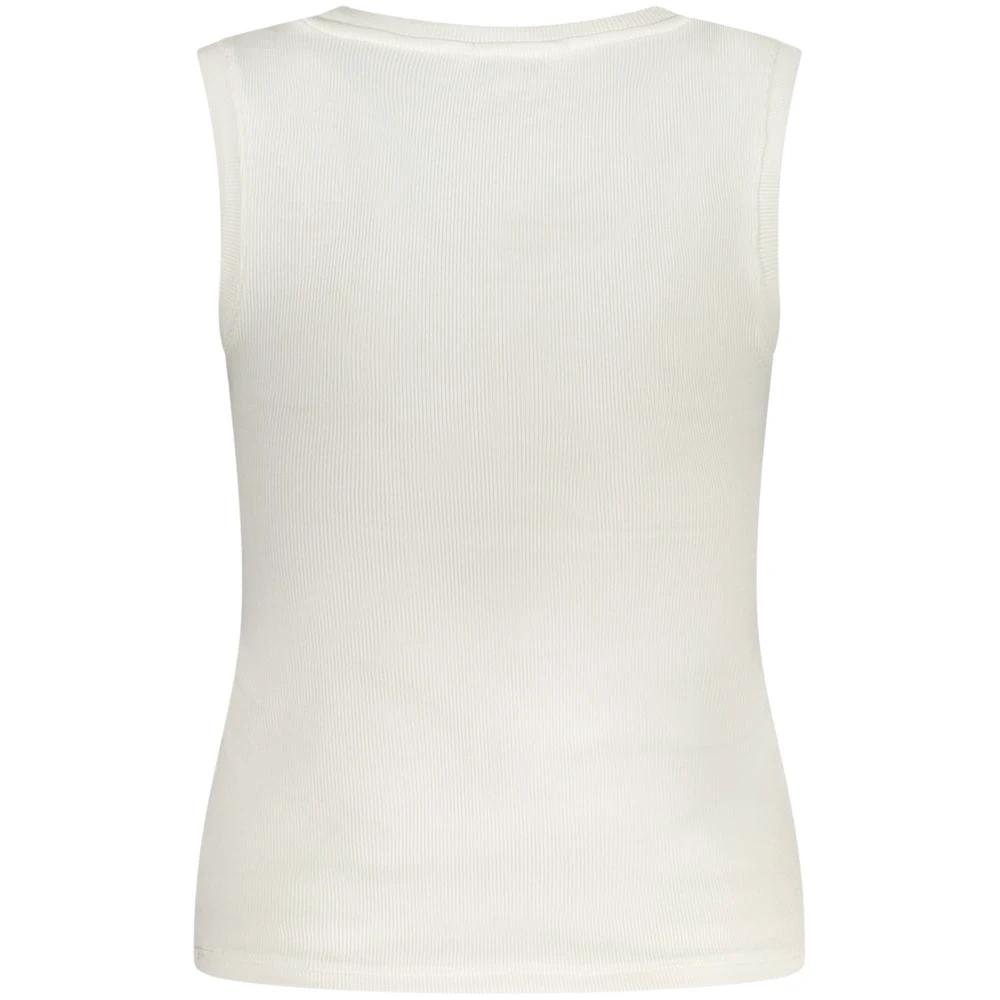 Tommy Hilfiger Bianco Baumwoll-Tanktop für Damen by Tommy Hilfiger