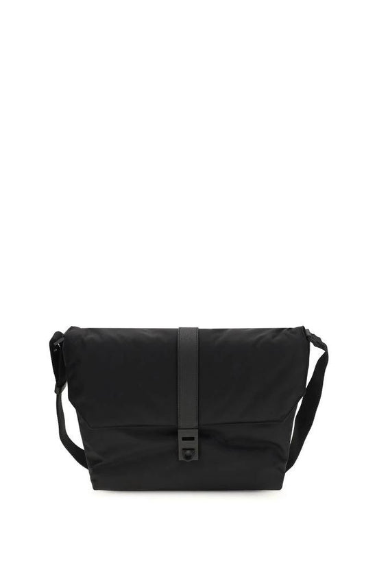 Ferragamo Schwarze Schultertasche aus Nylon by Ferragamo