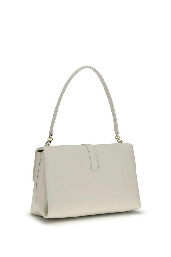 Ferragamo Weiße Schultertasche aus Kalbsleder Bos Taurus by Ferragamo