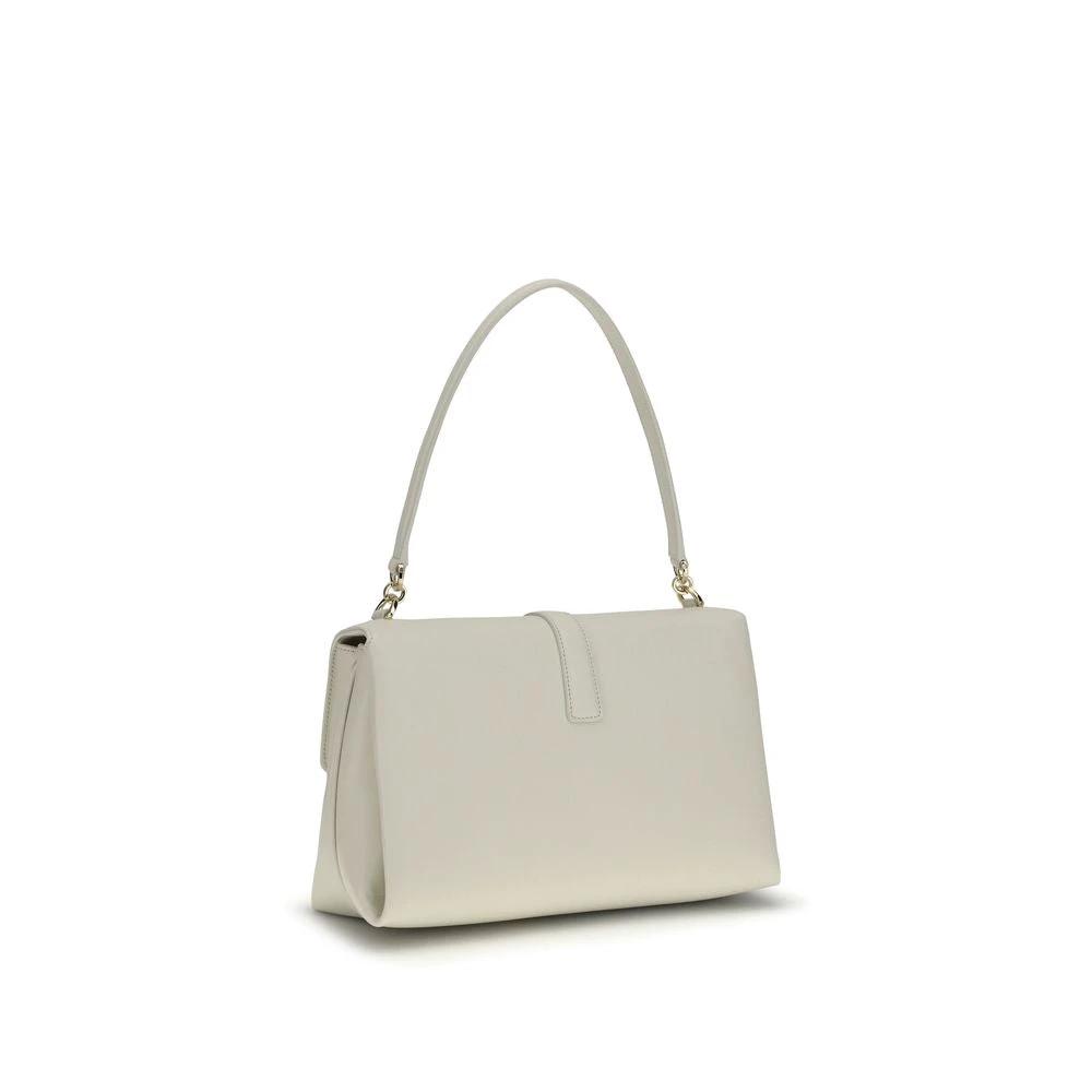 Ferragamo Weiße Schultertasche aus Kalbsleder Bos Taurus by Ferragamo