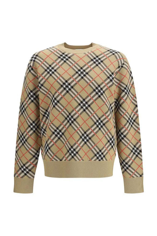 Burberry Beige Cotton Sweatshirt by Burberry