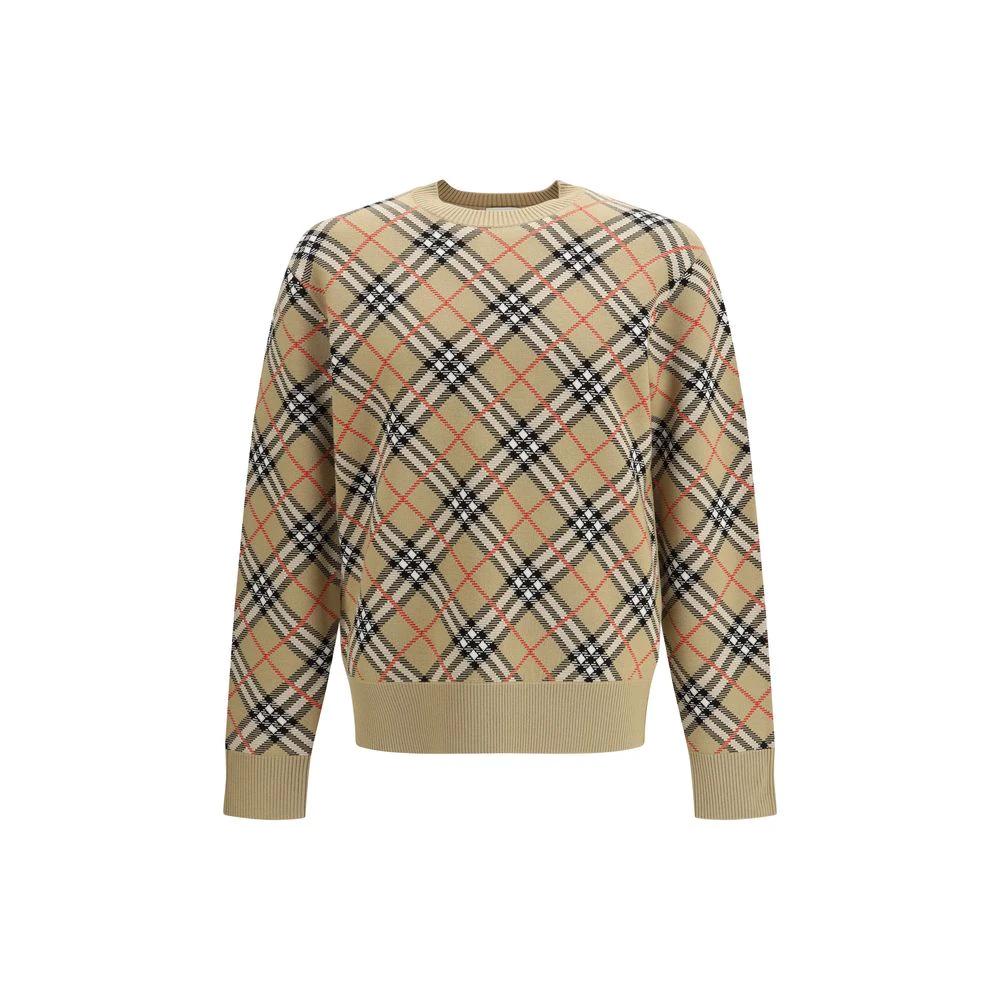 Burberry Beige Cotton Sweatshirt by Burberry