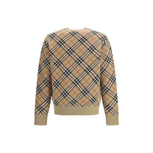 Burberry Beige Cotton Sweatshirt by Burberry