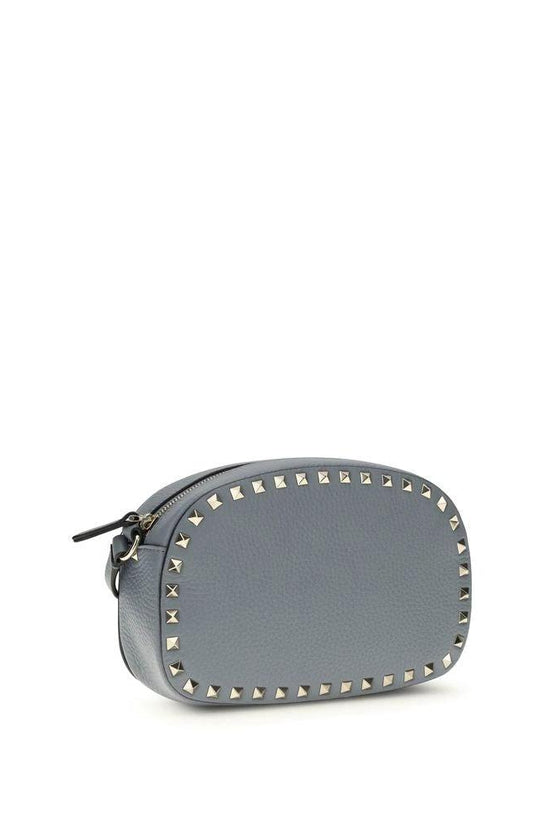 Valentino Garavani Schultertasche aus blauem Kalbsleder Bos Taurus by Valentino Garavani