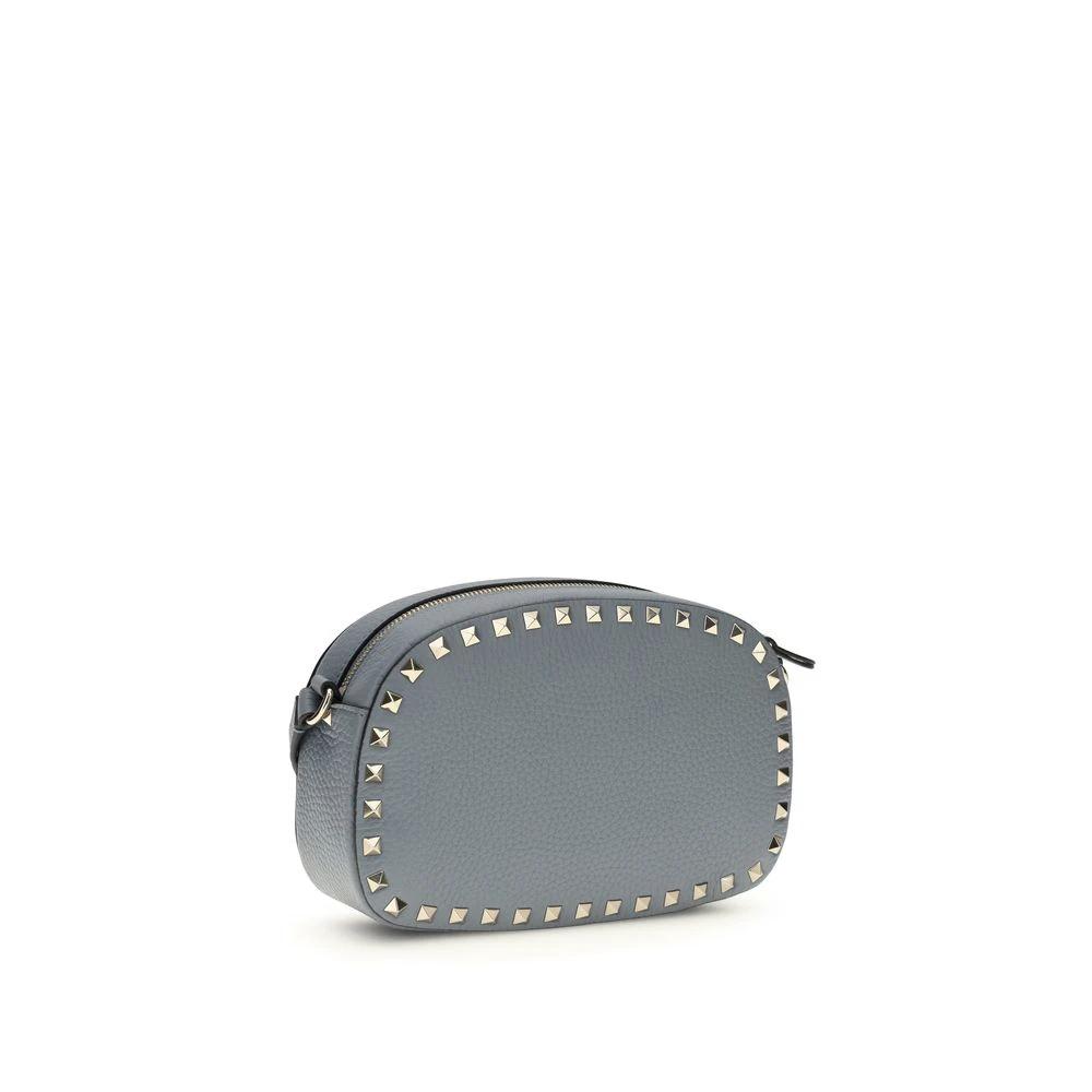 Valentino Garavani Schultertasche aus blauem Kalbsleder Bos Taurus by Valentino Garavani