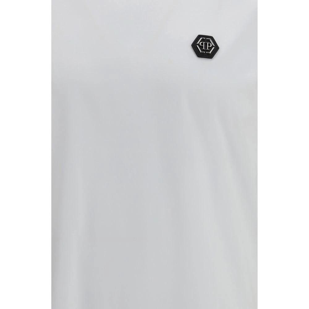 Philipp Plein Weißes Baumwoll-T-Shirt by Philipp Plein
