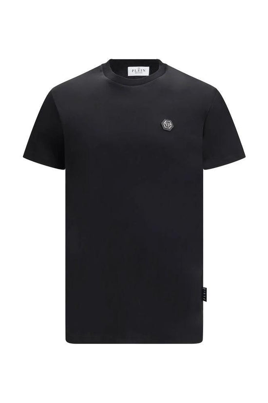 Philipp Plein Schwarzes Baumwoll-T-Shirt by Philipp Plein
