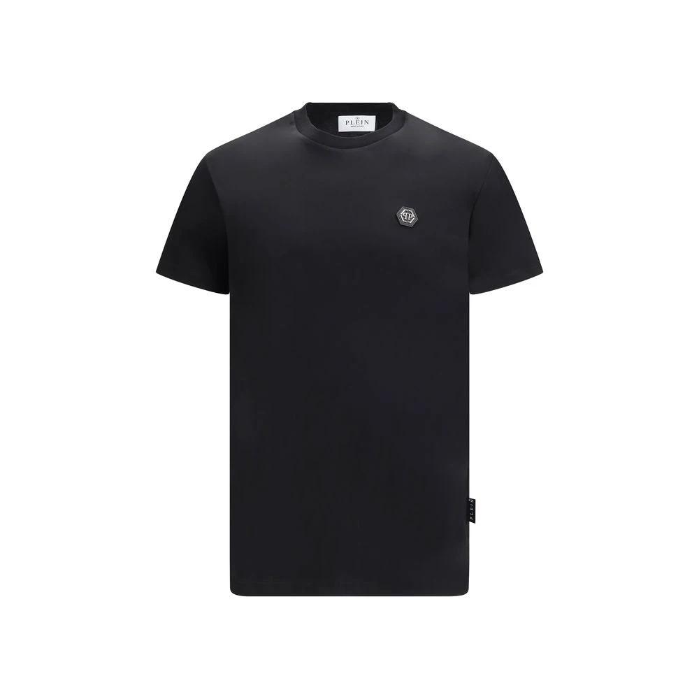 Philipp Plein Schwarzes Baumwoll-T-Shirt by Philipp Plein