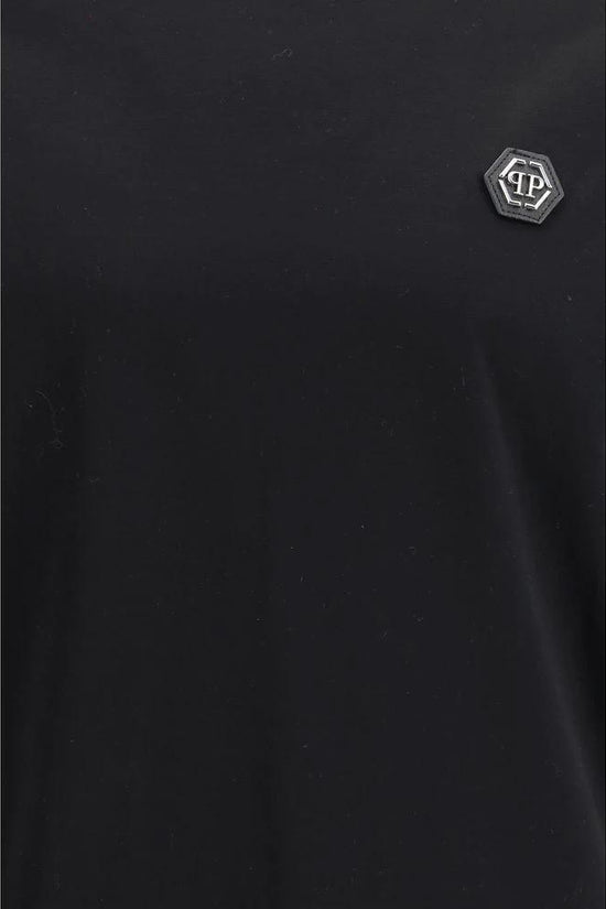 Philipp Plein Schwarzes Baumwoll-T-Shirt by Philipp Plein