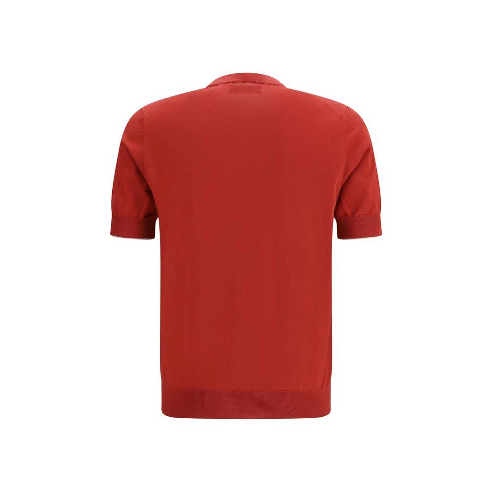Brunello Cucinelli Mehrfarbiges Baumwoll-T-Shirt by Brunello Cucinelli