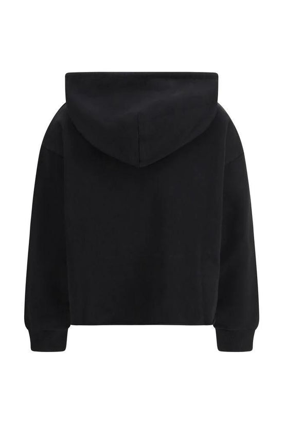 MM6 Schwarzer Baumwoll-Sweatshirt by MM6