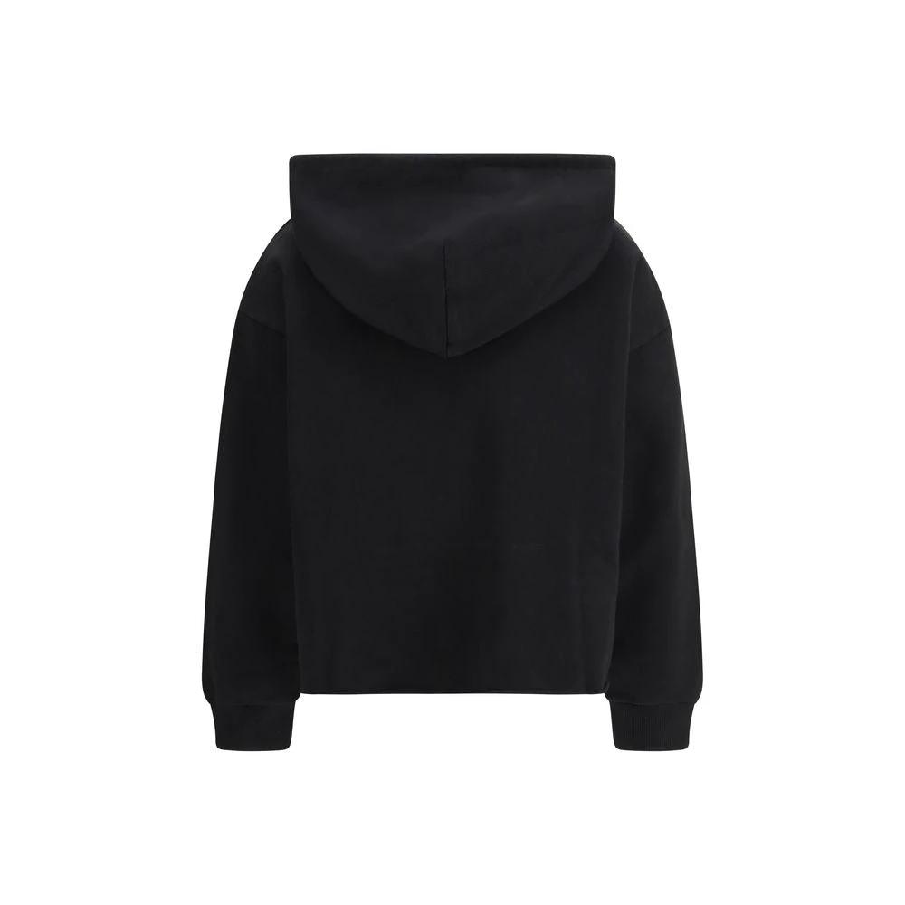 MM6 Schwarzer Baumwoll-Sweatshirt by MM6