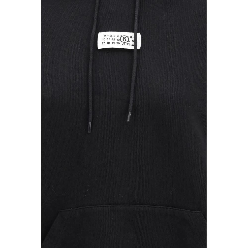 MM6 Schwarzer Baumwoll-Sweatshirt by MM6