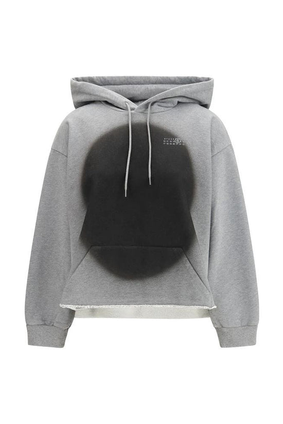 MM6 Grauer Baumwoll-Sweatshirt by MM6