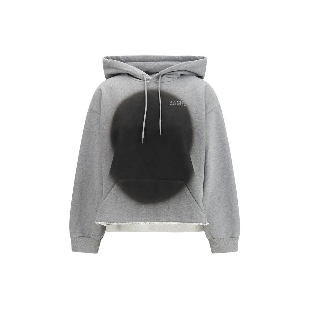 MM6 Grauer Baumwoll-Sweatshirt by MM6