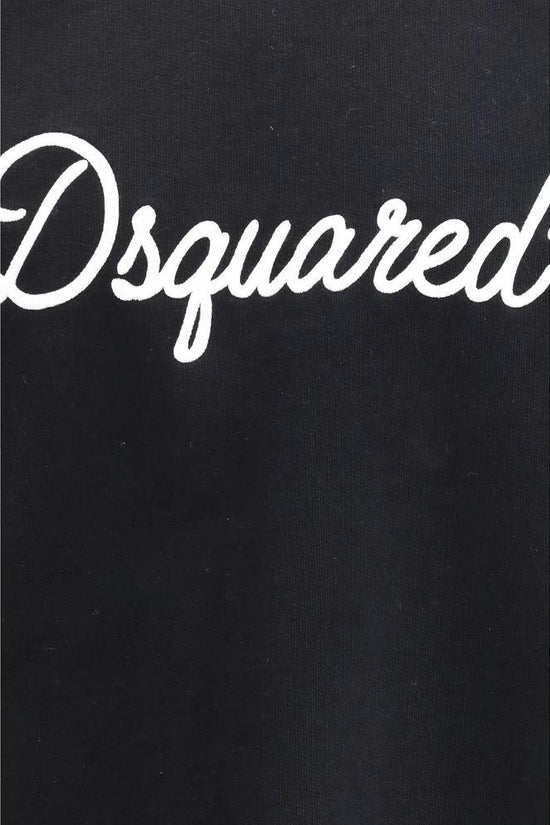 Dsquared² Schwarzer Baumwoll-Sweatshirt by Dsquared²