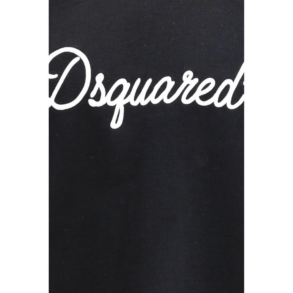 Dsquared² Schwarzer Baumwoll-Sweatshirt by Dsquared²