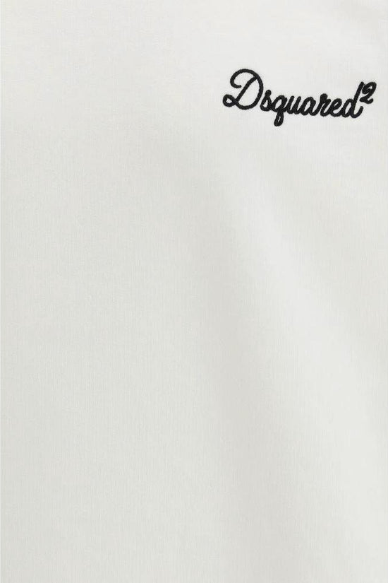 Dsquared² Weißes Baumwoll-Sweatshirt by Dsquared²