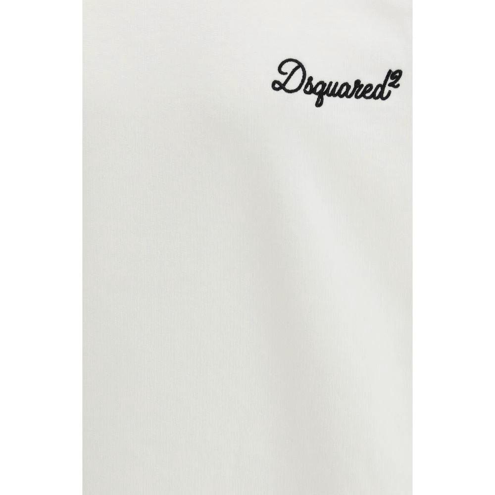 Dsquared² Weißes Baumwoll-Sweatshirt by Dsquared²