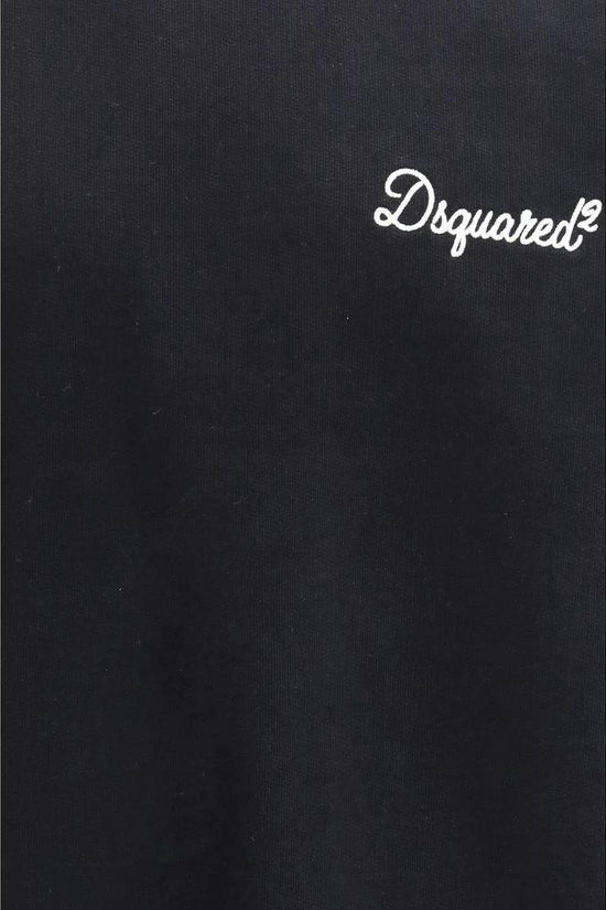 Dsquared² Schwarzer Baumwoll-Sweatshirt by Dsquared²