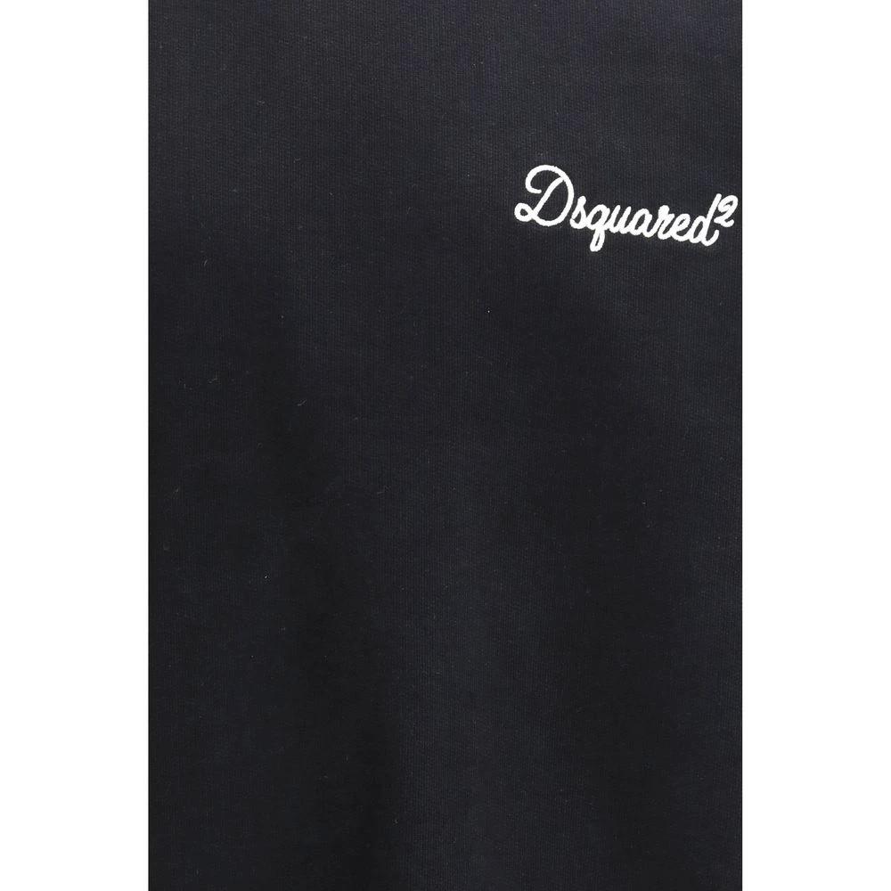 Dsquared² Schwarzer Baumwoll-Sweatshirt by Dsquared²