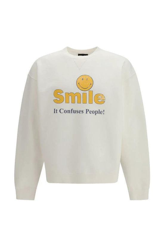 Dsquared² Weißes Baumwoll-Sweatshirt by Dsquared²