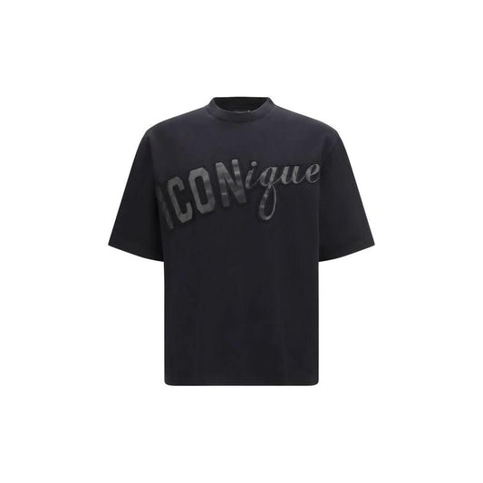 Dsquared² Schwarzes Baumwoll-T-Shirt by Dsquared²
