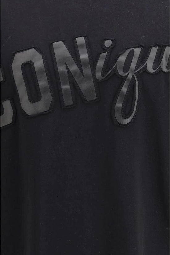 Dsquared² Schwarzes Baumwoll-T-Shirt by Dsquared²