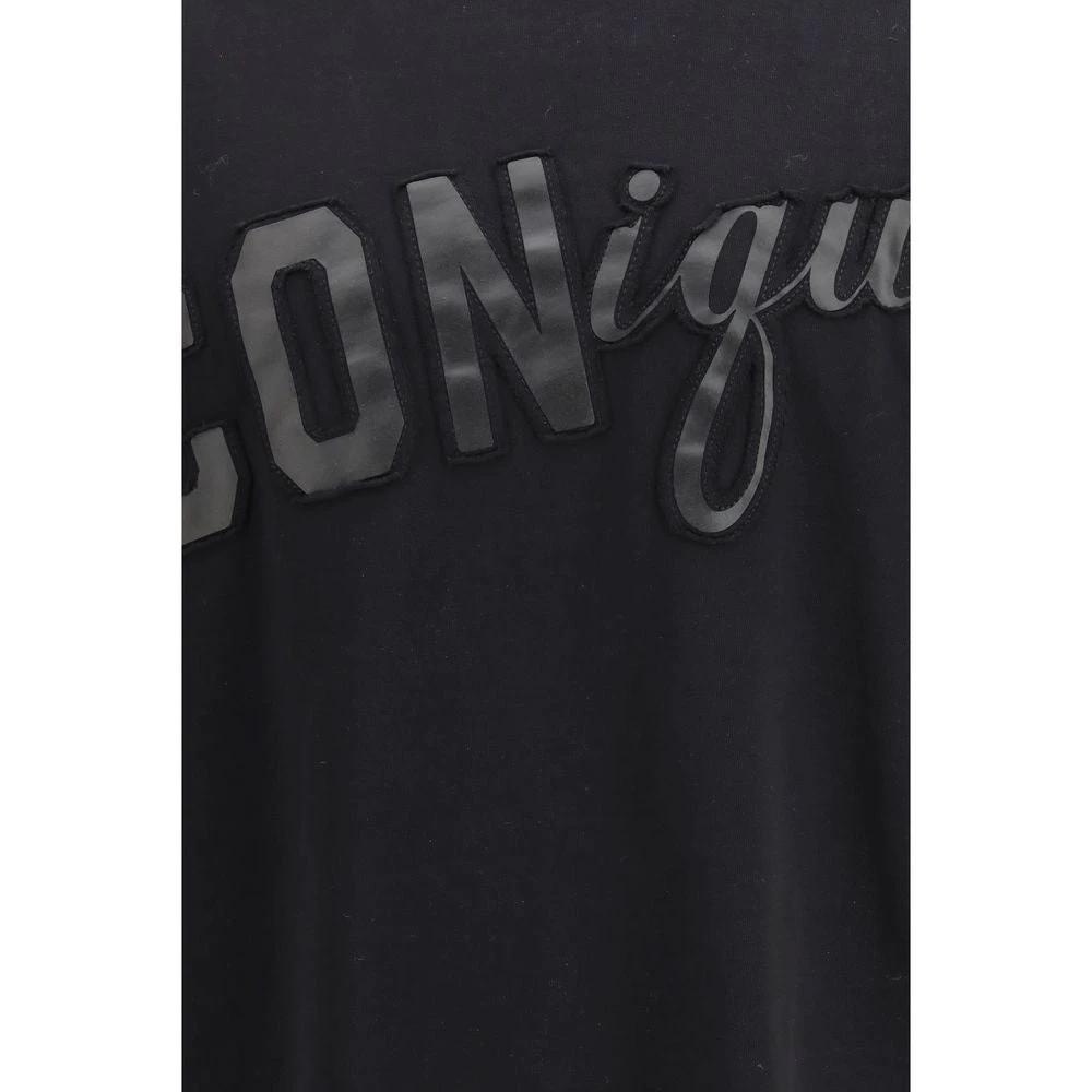 Dsquared² Schwarzes Baumwoll-T-Shirt by Dsquared²