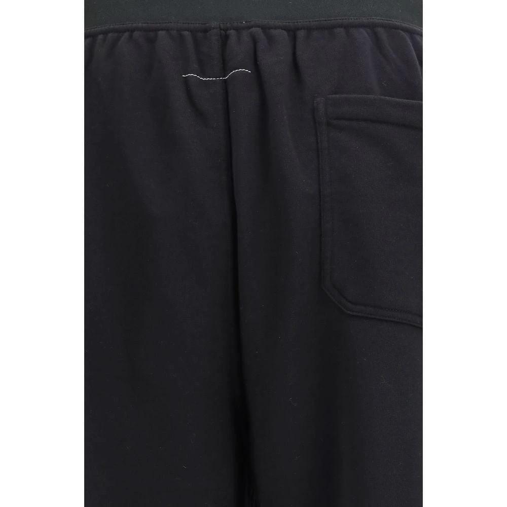 MM6 Schwarze Baumwoll-Freizeithose by MM6