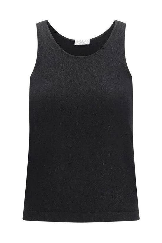Brunello Cucinelli Cucinelli Schwarze Kaschmir-Tanktops by Brunello Cucinelli Cucinelli