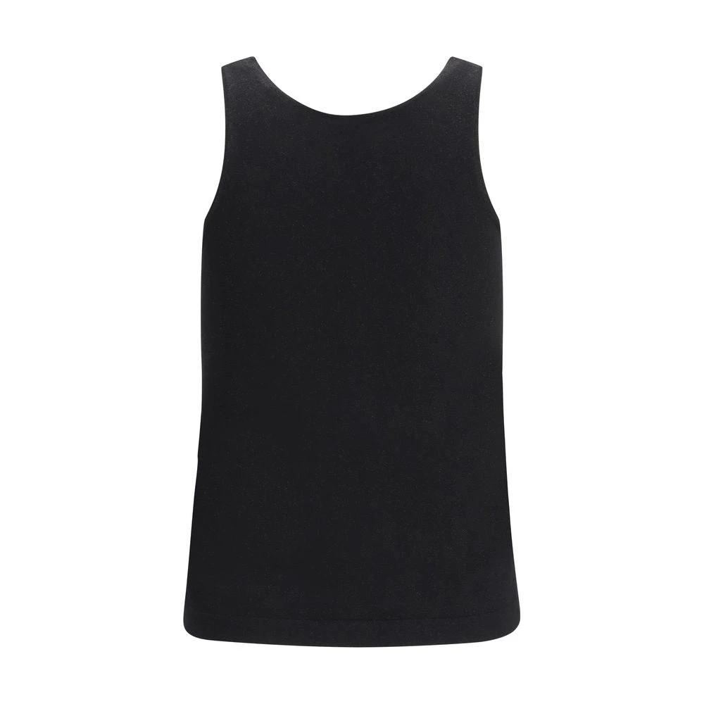 Brunello Cucinelli Schwarze Kaschmir-Tanktops by Brunello Cucinelli
