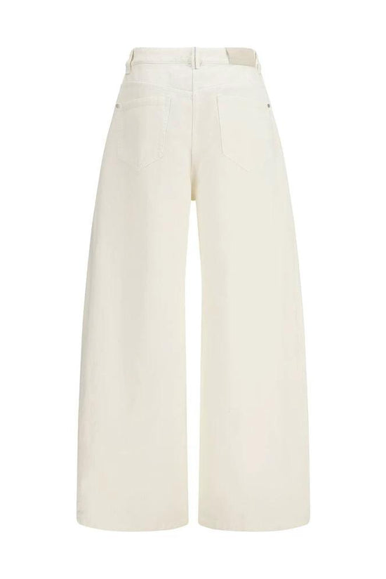 Brunello Cucinelli Beige Baumwollhose by Brunello Cucinelli