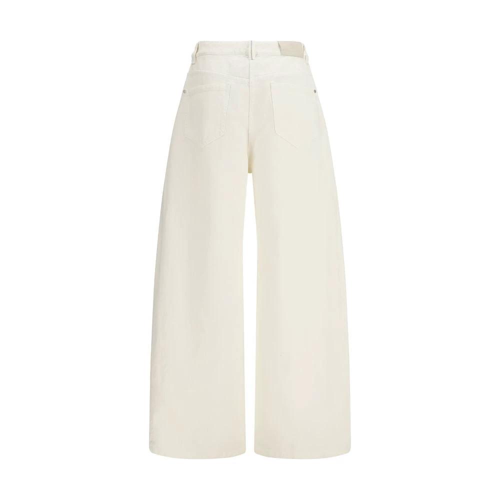 Brunello Cucinelli Beige Baumwollhose by Brunello Cucinelli