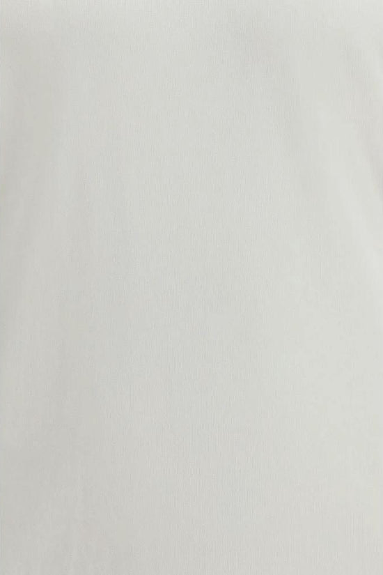 Brunello Cucinelli Weißes Baumwoll-T-Shirt by Brunello Cucinelli