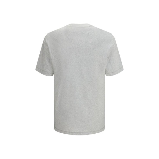 Brunello Cucinelli Graues Baumwoll-T-Shirt by Brunello Cucinelli