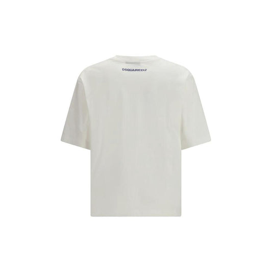 Dsquared² Weißes Baumwoll-T-Shirt by Dsquared²