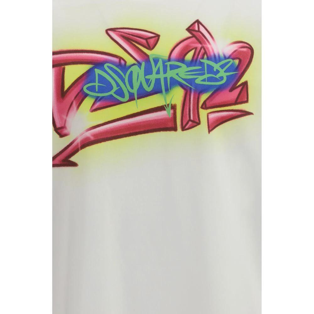 Dsquared² Weißes Baumwoll-T-Shirt by Dsquared²