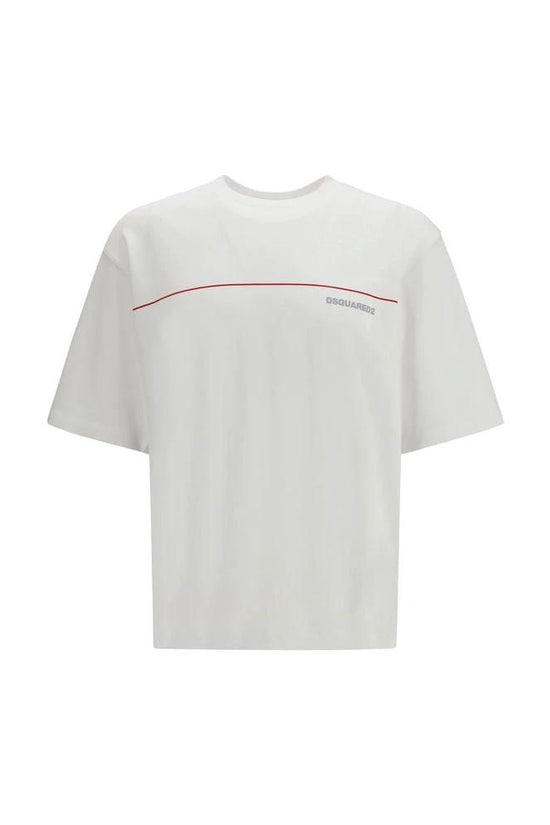Dsquared² Weißes Baumwoll-T-Shirt by Dsquared²