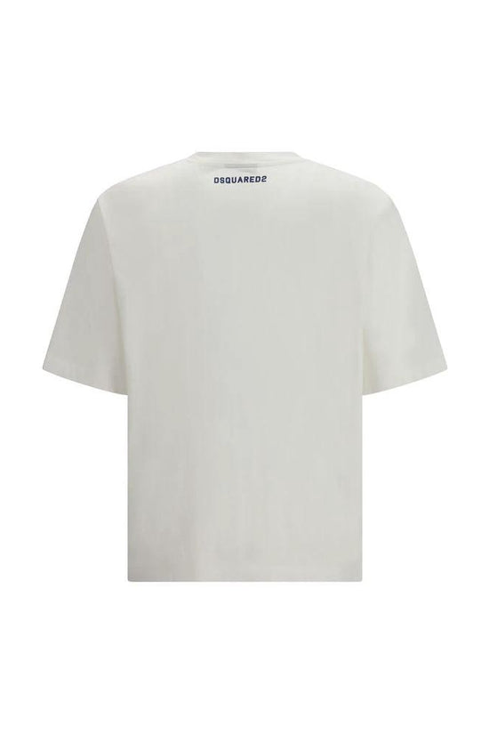 Dsquared² Weißes Baumwoll-T-Shirt by Dsquared²