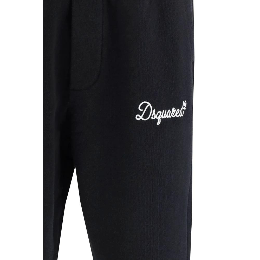 Dsquared² Schwarze Baumwoll-Jogginghose (Trainingshose) by Dsquared²