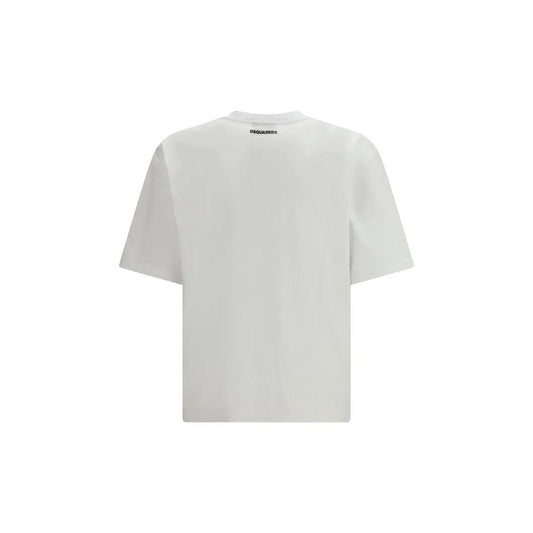 Dsquared² Weißes Baumwoll-T-Shirt by Dsquared²