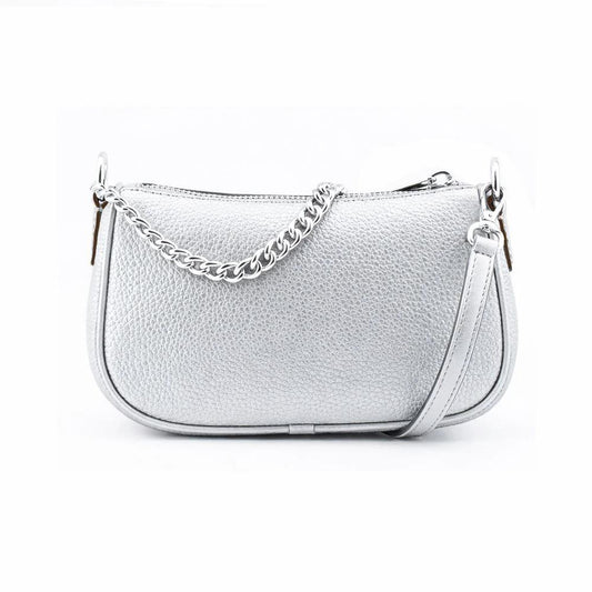 Michael Kors Graue Leder Schultertasche by Michael Kors