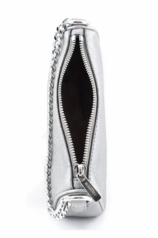Michael Kors Graue Leder Schultertasche by Michael Kors
