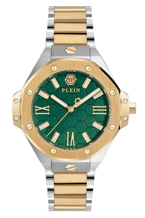 Philipp Plein Goldfarbene Edelstahl-Dresswatch by Philipp Plein