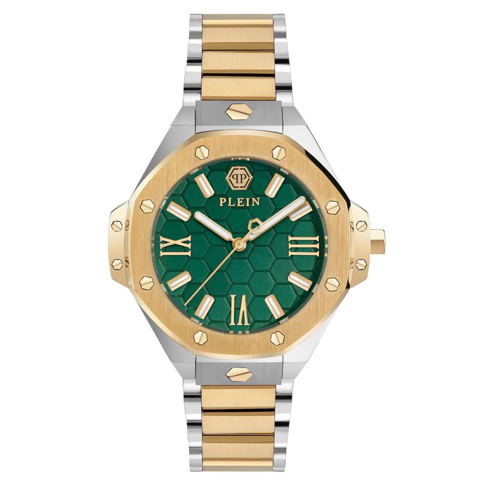 Philipp Plein Goldfarbene Edelstahl-Dresswatch by Philipp Plein