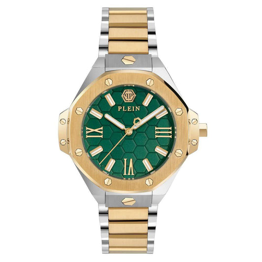 Philipp Plein Goldfarbene Edelstahl-Dresswatch by Philipp Plein