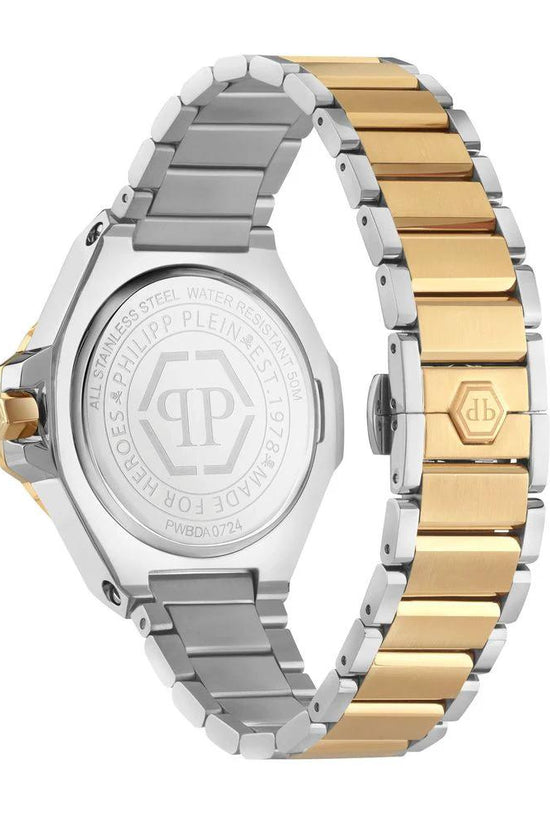 Philipp Plein Goldfarbene Edelstahl-Dresswatch by Philipp Plein