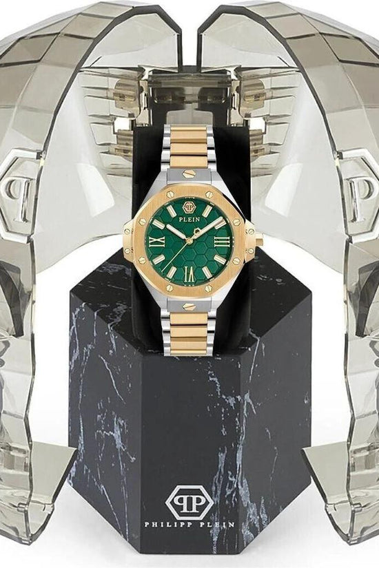 Philipp Plein Goldfarbene Edelstahl-Dresswatch by Philipp Plein