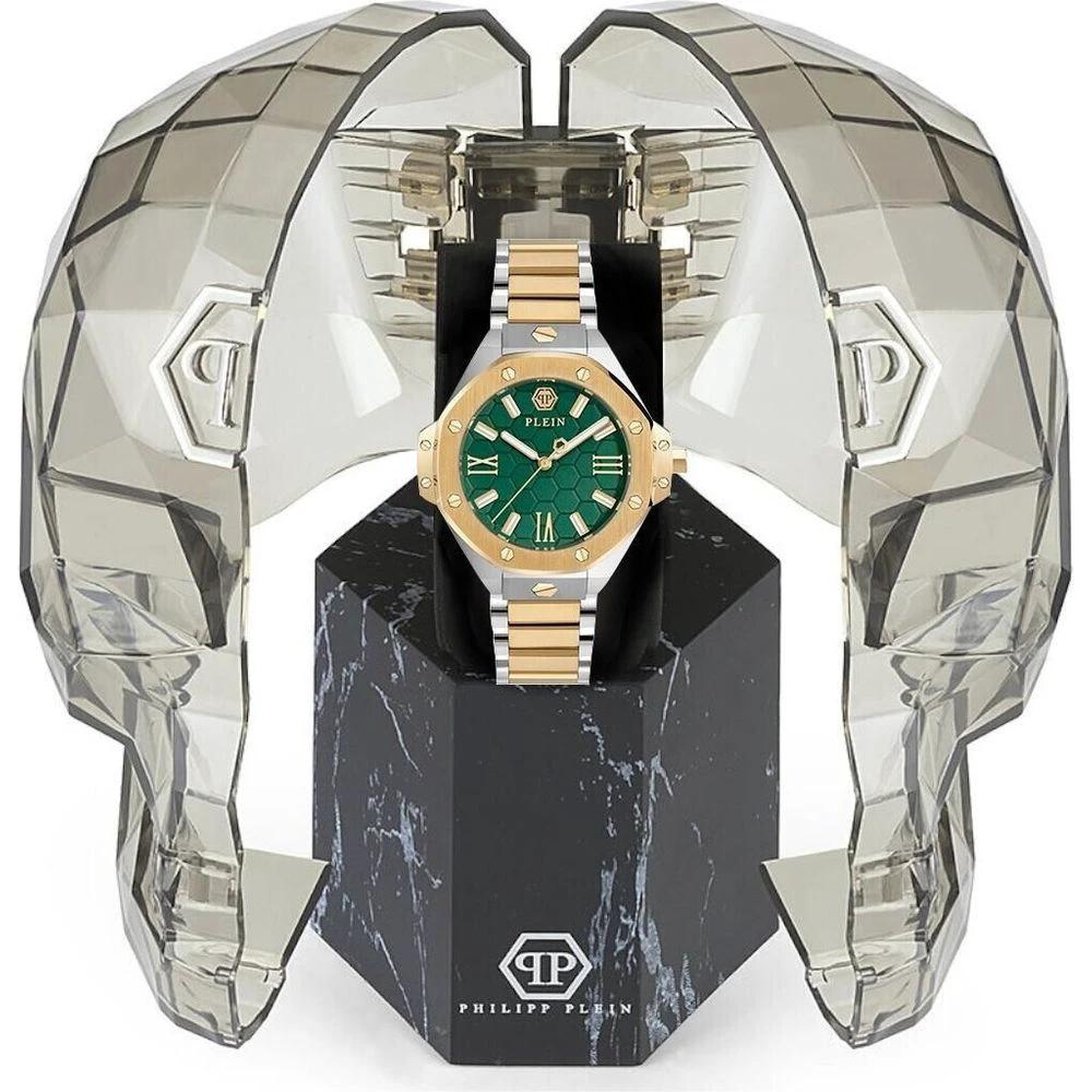 Philipp Plein Goldfarbene Edelstahl-Dresswatch by Philipp Plein